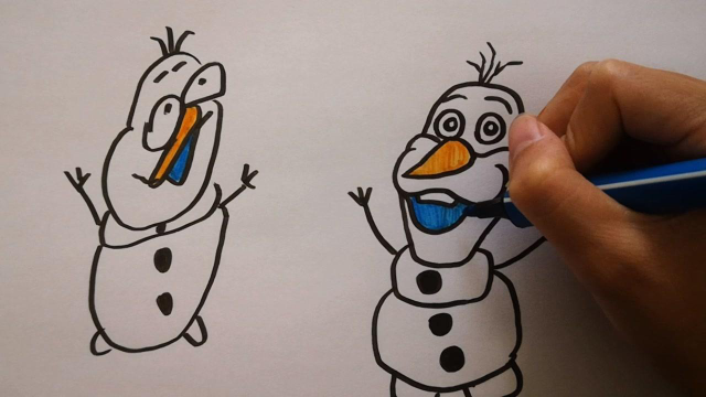 冰雪奇缘系列:不同人物画的冰雪奇缘雪宝