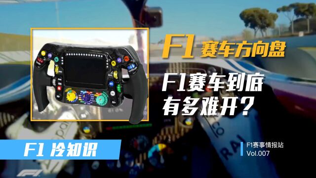 F1冷知识 | F1方向盘,看这你就知道F1有多难开