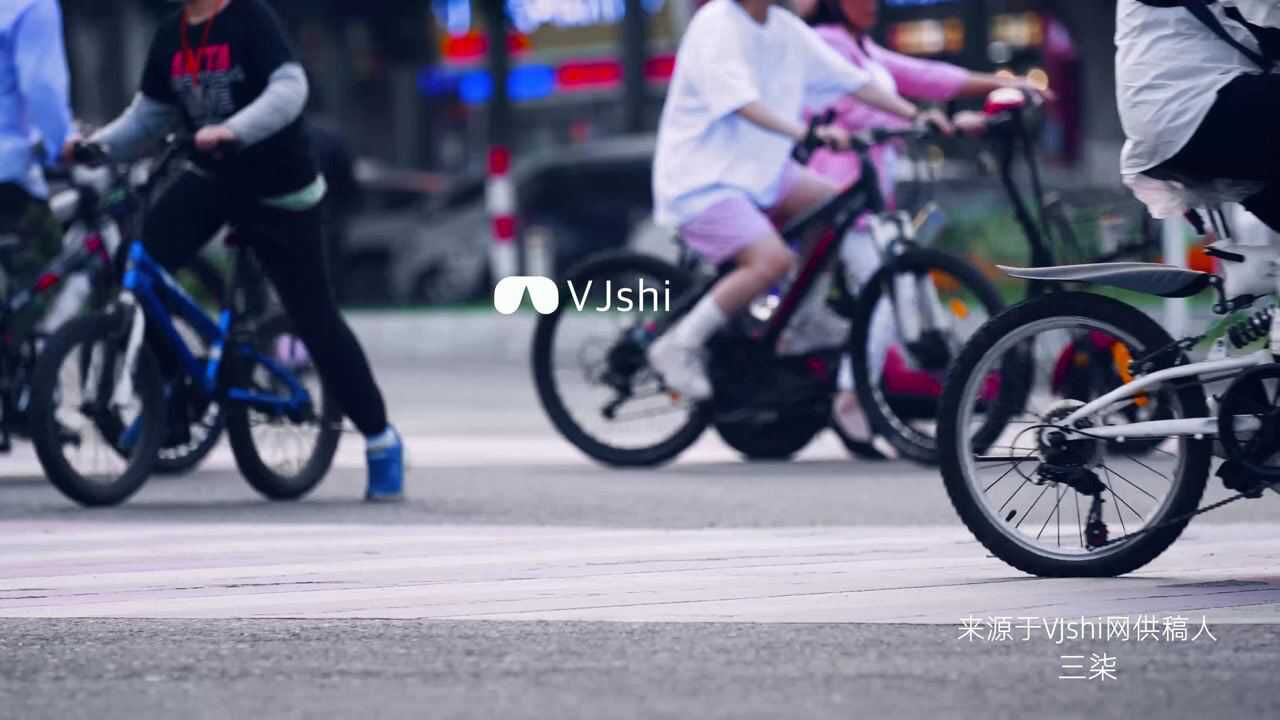 【4k】90s高清视频行人街道视频素材_高清