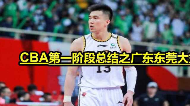 CBA第一阶段总结之广东东莞大益篇攻弱守强人困马乏