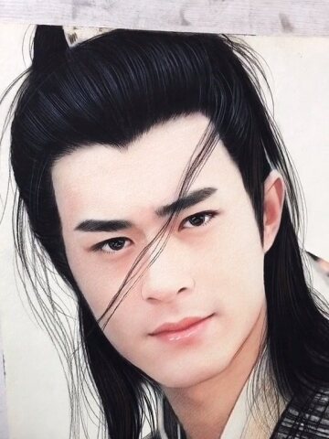 有人喜欢看他演的杨过吗?#手绘