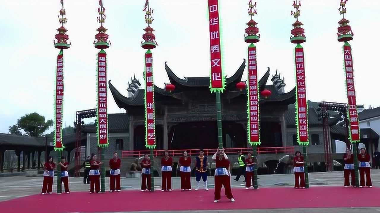 【南平非遗】新年庙会建瓯挑幡展演-福建省建瓯市挑幡艺术团_高清1080P在线观看平台_腾讯视频