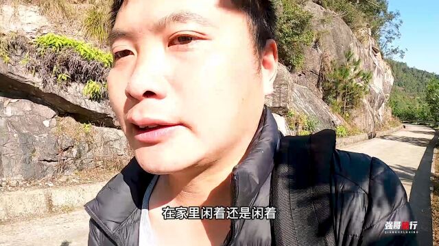 穷游浙江临海,从溪下村穿越牛头山水库林区,山路崎岖景色很美