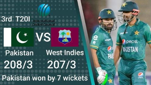 板球国际赛 Pakistan vs West Indies | 3rd T20I 2021
