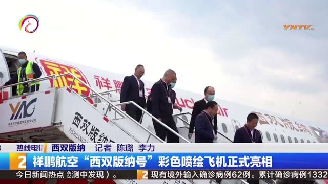 “小飞象”来了!祥鹏航空“西双版纳号”彩色喷绘飞机正式亮相