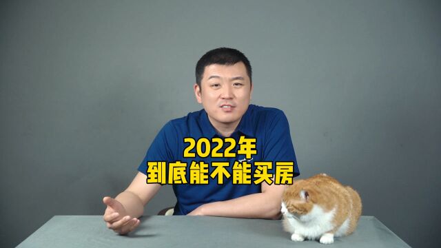 2022年到底能不能买房?