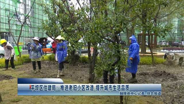 平坝区住建局:推进老旧小区改造 提升城市生活品质