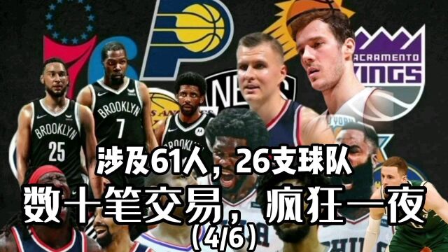 【球k】NBA交易动态汇总,奇才完成三笔交易,迎来全明星中锋