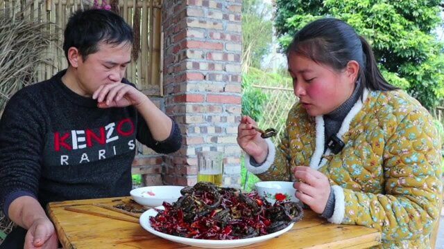 168买4斤鳝鱼,做一道盘龙黄鳝麻辣鲜香,吃爽了