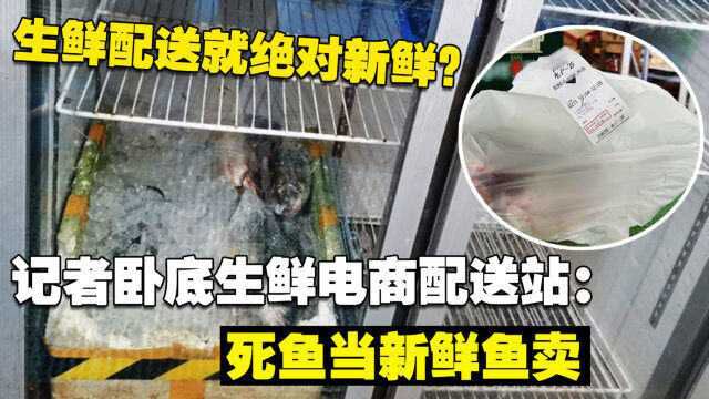 生鲜配送就绝对新鲜?记者卧底生鲜电商配送站:死鱼当新鲜鱼卖