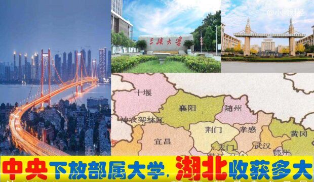 中央下放8所部属大学入湖北,20万招生名额,武汉宜昌荆州等受益