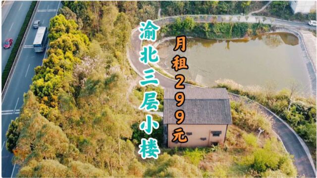 重庆主城渝被城郊 三层小楼 月租只要299元 公路直达 20分钟进城