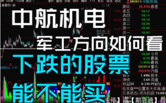 【狙击主力深入分析】通过中航机电