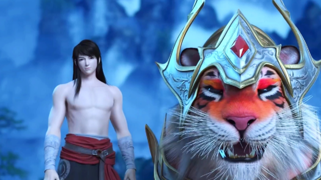 武动乾坤Ⅲ林动踏入造形境小炎进化新造型