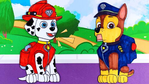 手绘定格动画:汪汪队阿奇跟毛毛讲述上课趣事,真的好好笑!