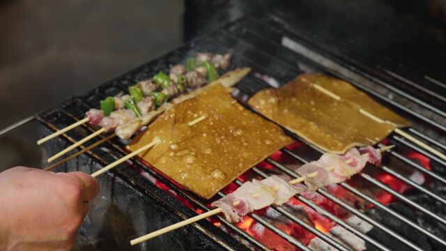 美食小吃烧烤烤串风味小吃实拍