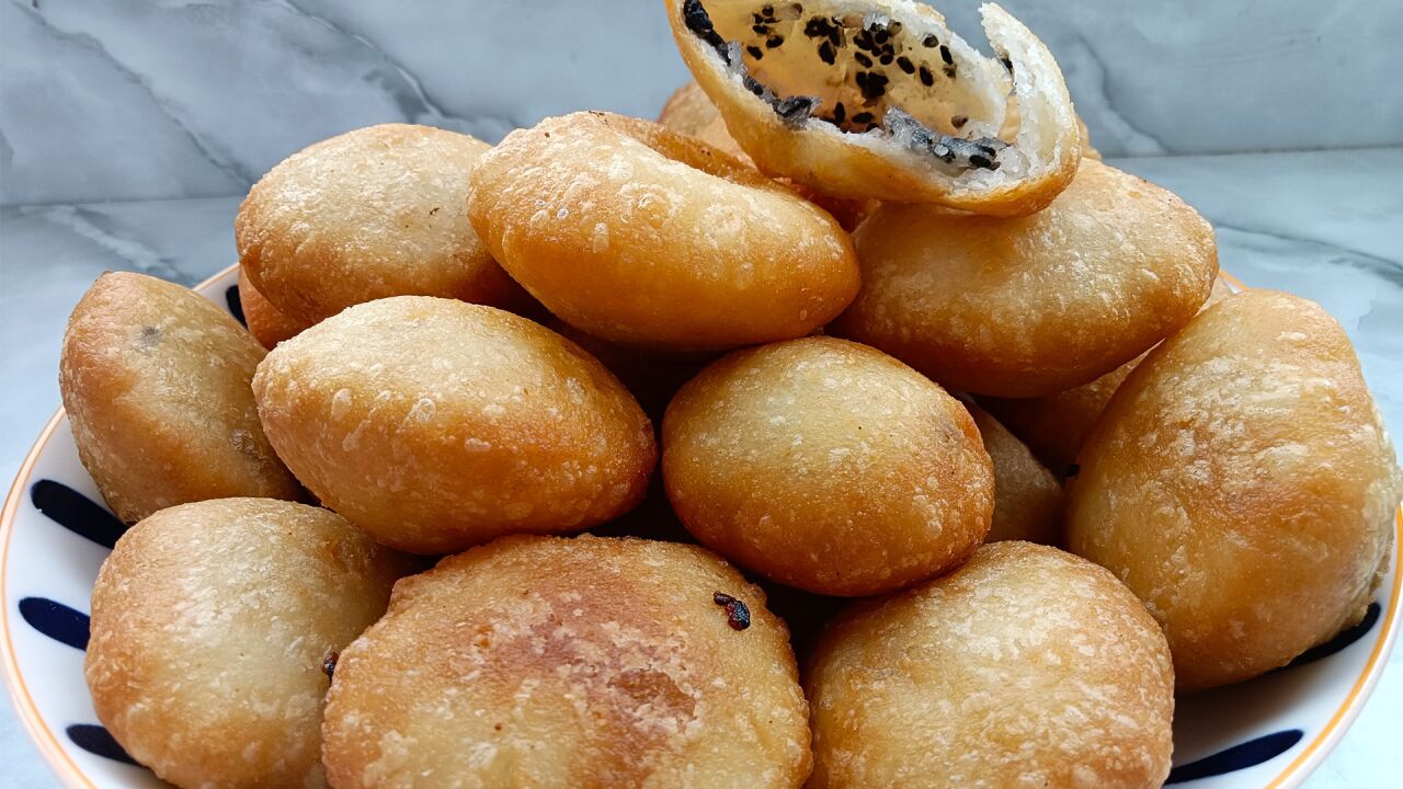 家常糖糕的做法,失败总结窍门,不破皮不流糖,外皮酥脆个个空心