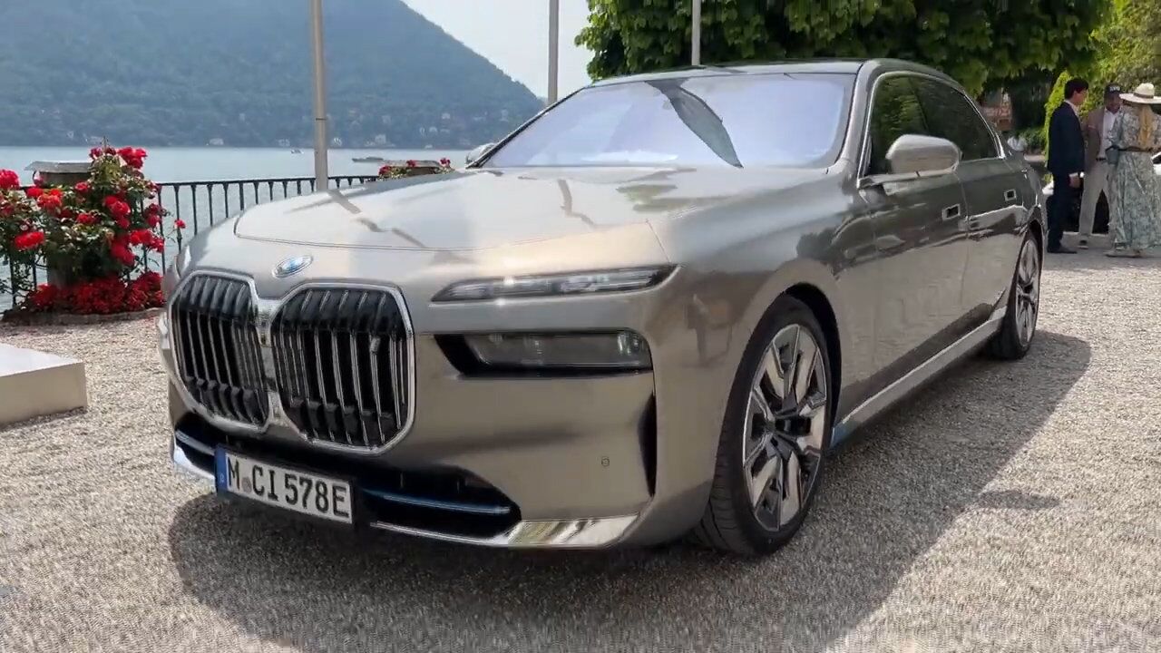 高清鉴赏2023款宝马7系,全方位了解后,才知道啥叫改变!_腾讯视频