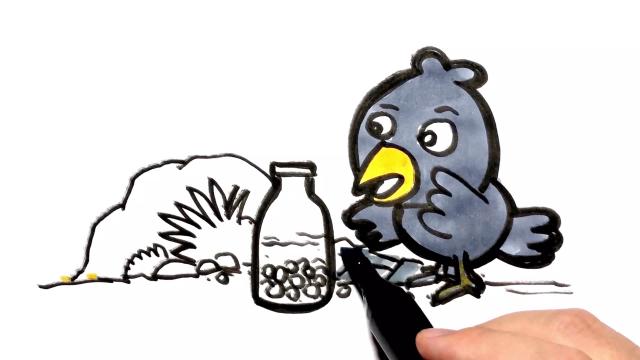 简笔画:乌鸦