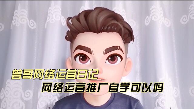 网络运营推广自学可以吗