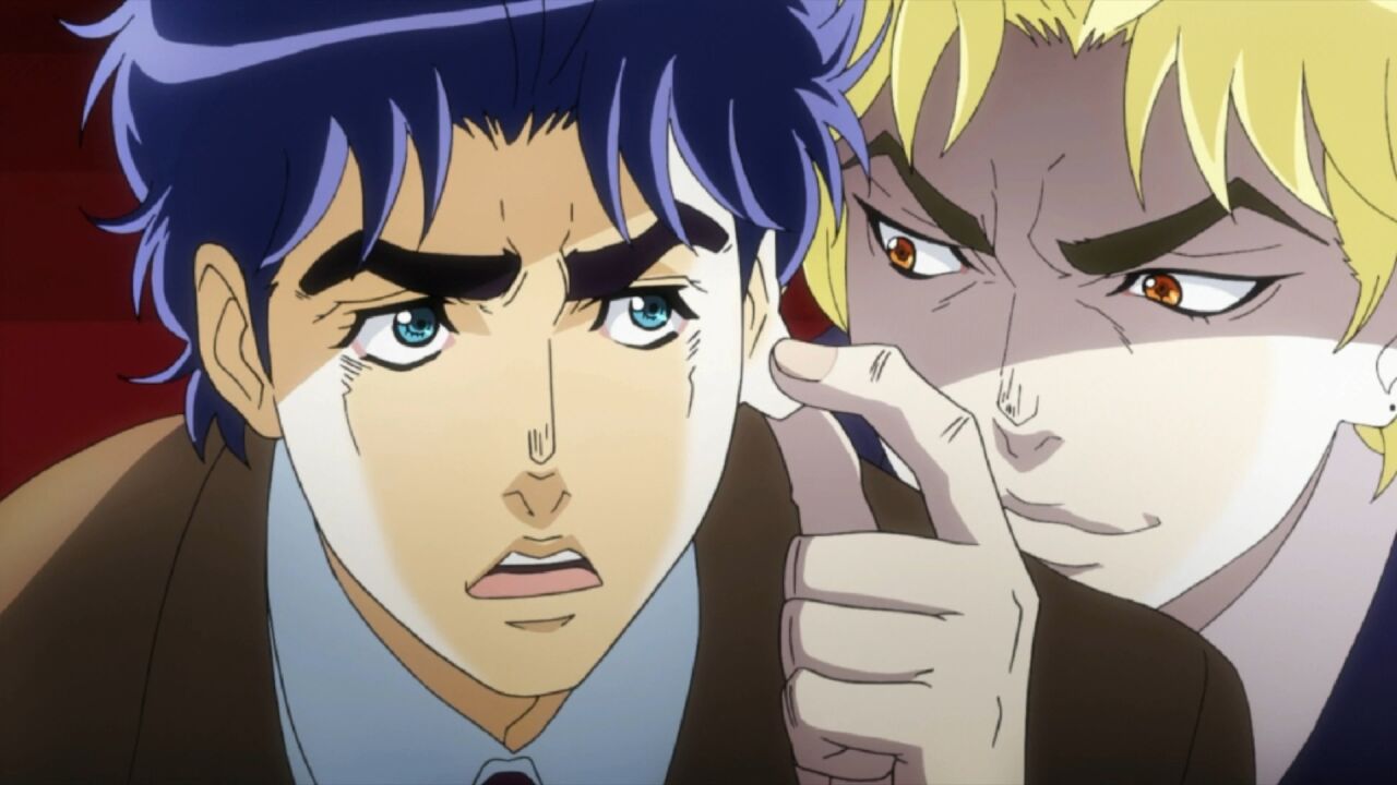 jojo:大乔和迪奥的第一次见面,火药味十足!_腾讯视频