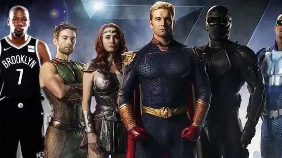 《黑袍纠察队》p图内涵kd:听说你在组建超级球队,加入七人组吧!