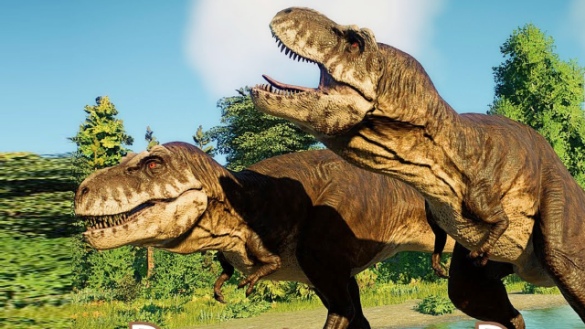 霸王龙 vs 三角龙 ~ 侏罗纪世界进化 2 代