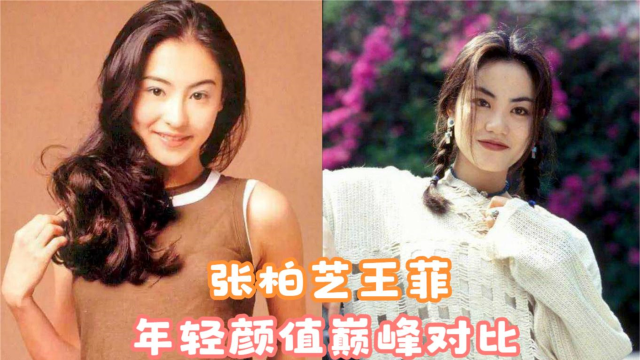 王菲张柏芝年轻颜值对比,两大女神各有魅力,谢霆锋太有福气了