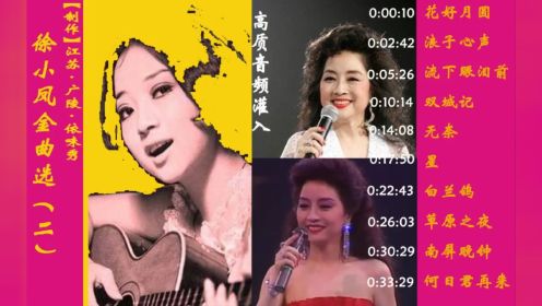 徐小凤金曲MV选（二）-高质音轨灌入饭制版