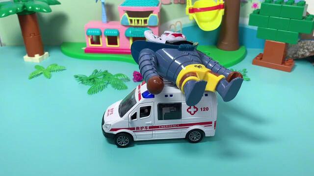 救护车把僵尸送进医院