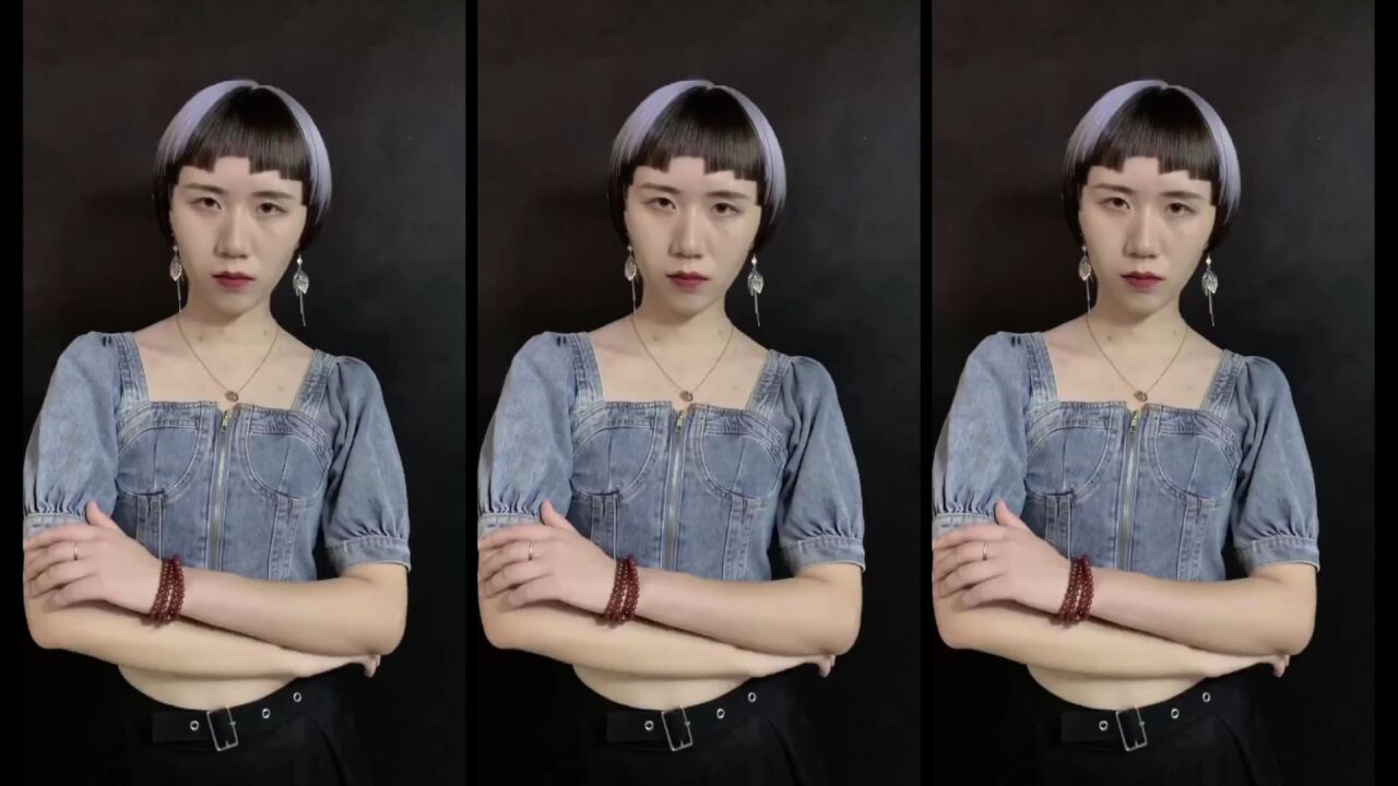 经典技术改款阶梯刘海 托尼盖短发教程_腾讯视频