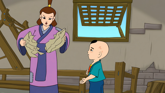 堂堂儒家代表孟子,幼年时期竟是如此叛逆的少年,励志动画