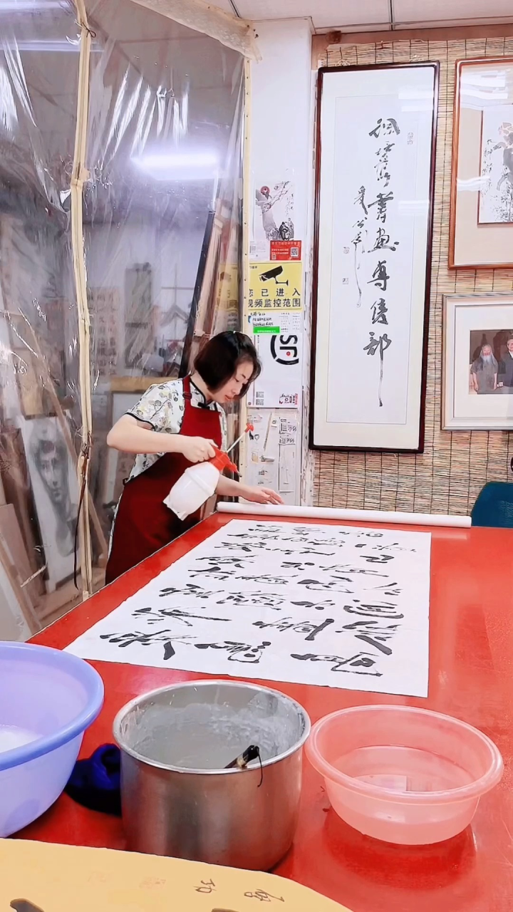 南京裱画店教你裱画，学会在家就可以自己裱画。_高清1080P在线观看平台_腾讯视频