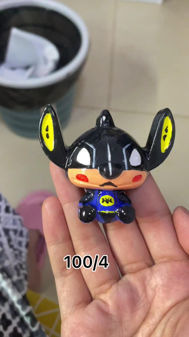 石膏娃娃 #一起玩手工吧 #史迪仔石膏娃娃 #蝙蝠侠_腾讯视频