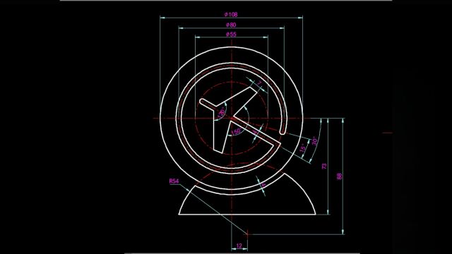 CAD每日一练 CAD绘制飞机摆件