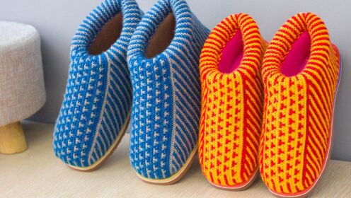 雅馨绣坊棉鞋编织教程-兔子花全集