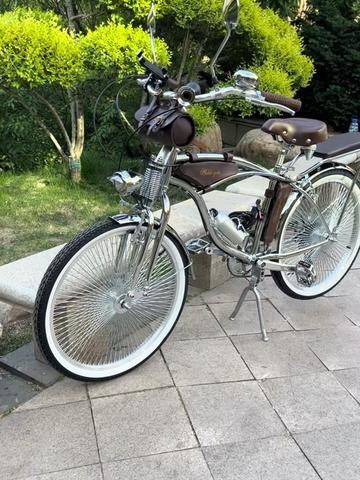 让骑行成为一种生活 #复古老爷车自行车 #哈雷自行车