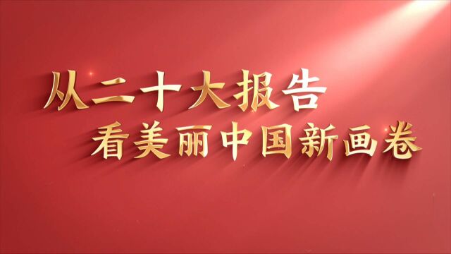 从二十大报告看美丽中国新画卷