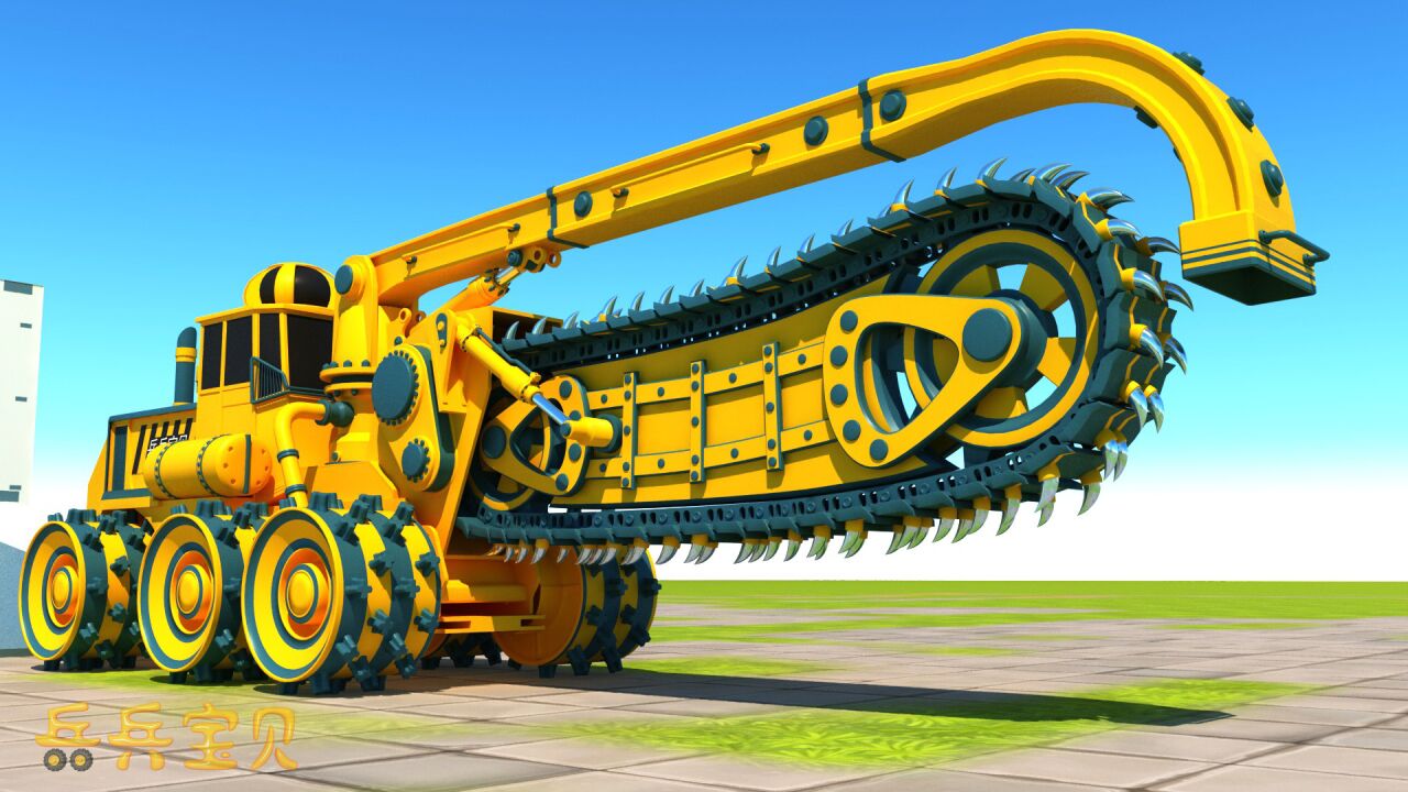 兵兵宝贝少儿动画01_兵兵宝贝新成员挖沟机震撼来袭、工程车玩具动画片、幼儿益智动画_高清1080P在线观看平台_腾讯视频