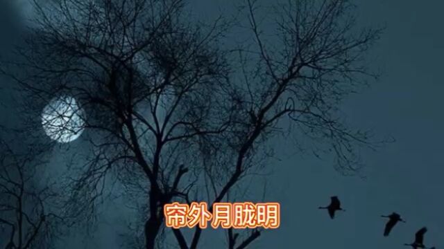 昨夜寒蛩不住鸣(岳飞词 成全民曲 王艺涛唱)