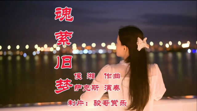 萨克斯演奏的经典歌曲:《魂萦旧梦》,花落水流春去无踪