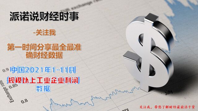 中国2022年111月规模以上工业企业利润数据发布