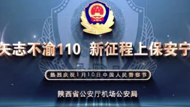 陕西省公安厅机场公安局“110”主题宣传片