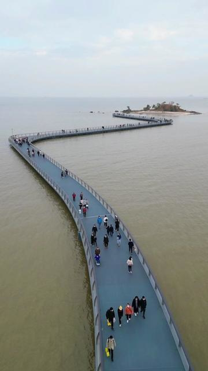 珠海海上栈道,行走在海中央的感觉太棒了,你有来过吗?