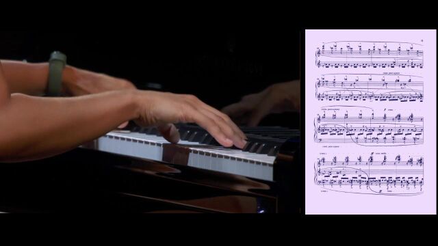 Yuja Wang  two ㉴udes by G. Ligeti, Verbier