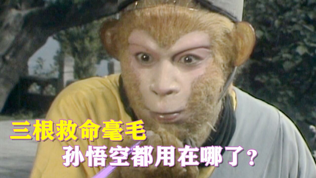 孙悟空只用了一根救命毫毛?你错了,也不看看其他2根变成啥了!
