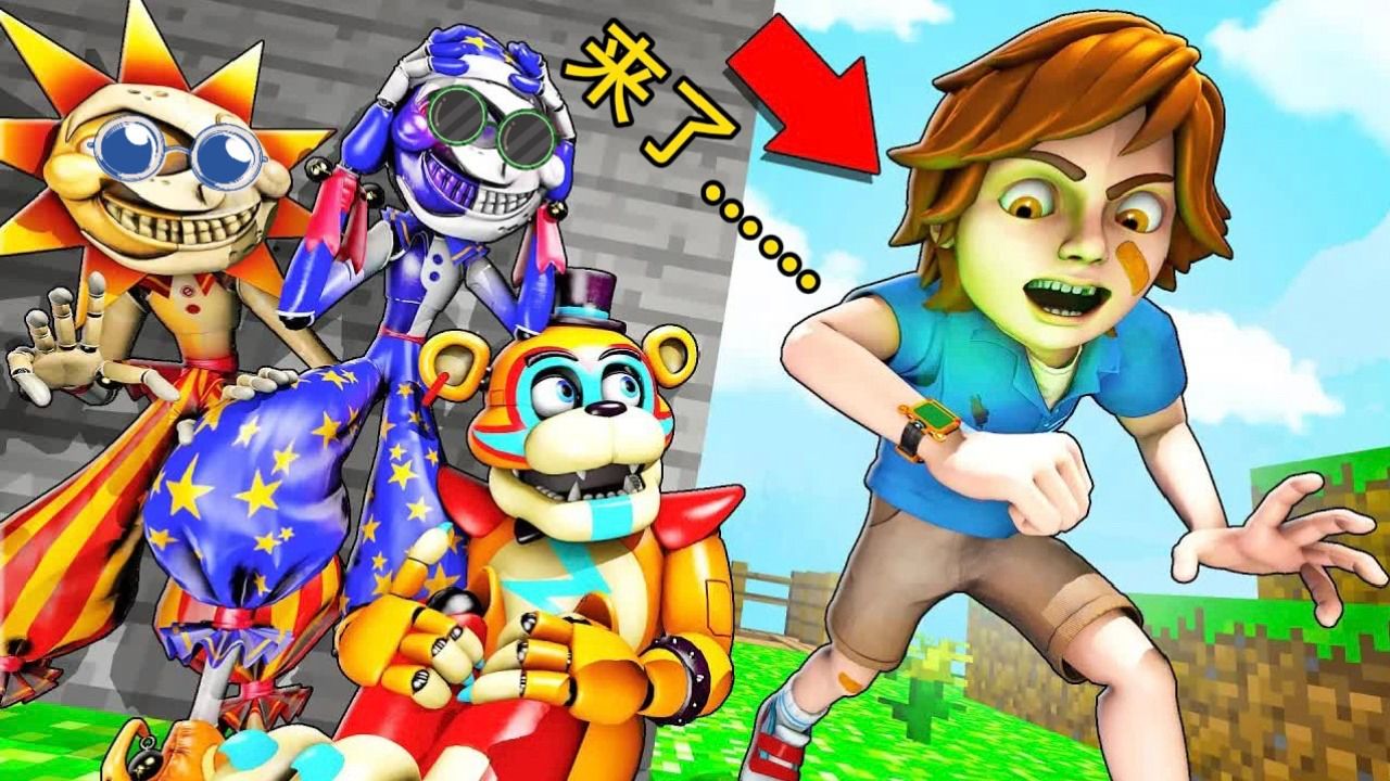 盖瑞模组:我的世界复杂的地形,大狗三人组能躲过小男孩的追捕吗?