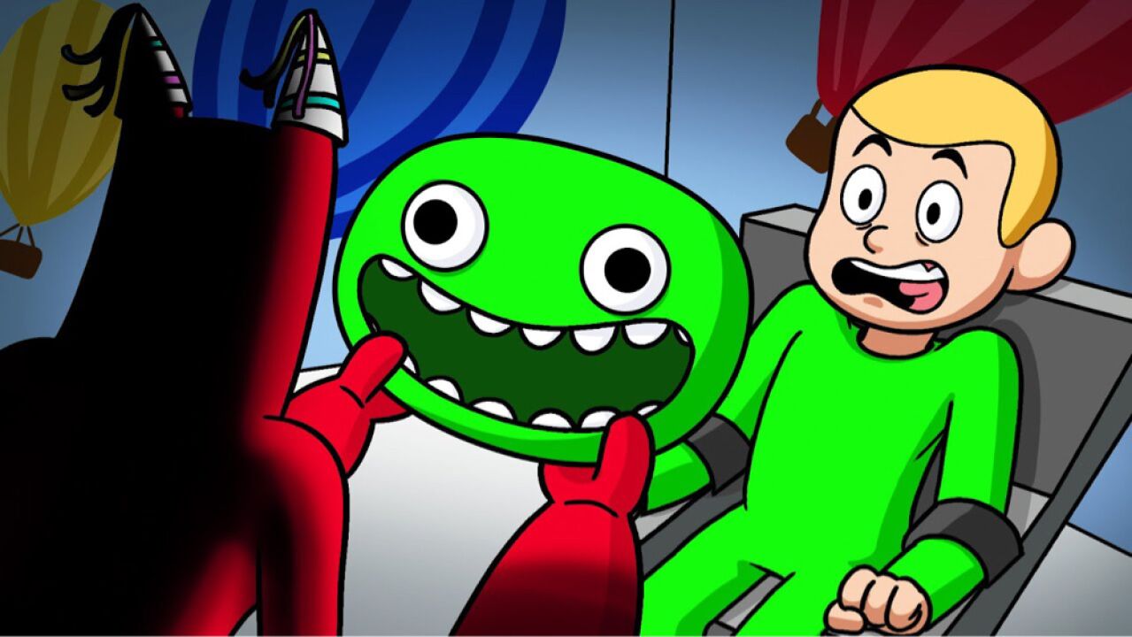 神秘的怪物乐园里,大绿怪居然是人类改造的,就离谱