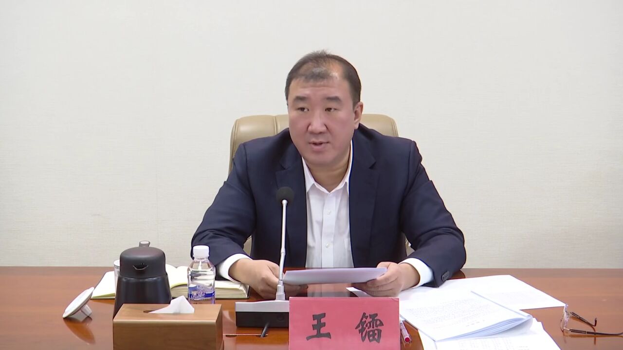 王镭主持召开全市重点工作调度会议