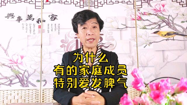 为什么有的家庭成员特别爱发脾气?